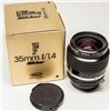 Image 1 : Nikkor 35mm f 1.4 Manual Lens in original box