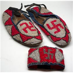 Plains Moccasins and Cuff