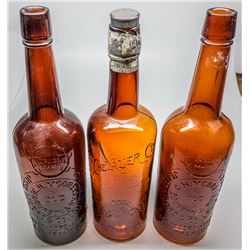 Tooled Top "Picture" Western Whiskies