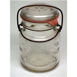 Chinese in San Francisco Canning Jar