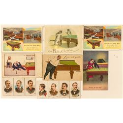 Saloon Billiard Cards