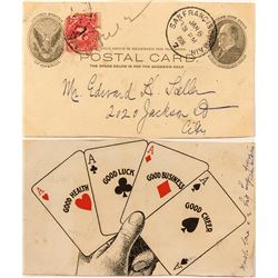 Rare Gaming Postal Card