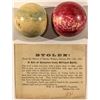 Image 1 : Two Billiard Balls--Stolen Notice