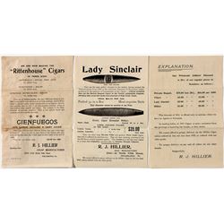 Cigar Hand Bills