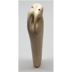 Carved Walrus Ivory Tobacco Tamper
