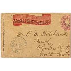 Pacific Union Express, St. Helena CA, Cover