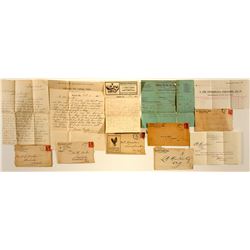 Six Nevada Covers with Contents