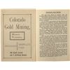 Image 1 : Columbian Exposition Pamphlet for Colorado Gold Mining Exhibit