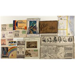 1933 Chicago World's Fair Ephemera