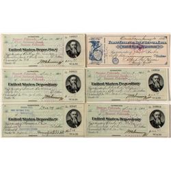 U.S. Depository Checks to Military Officers