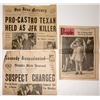 Image 1 : Kennedy Assassination Newspapers