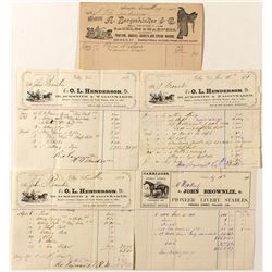 Pictorial Saddle Billheads