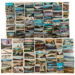 Alaska postcards: Newer towns and buildings