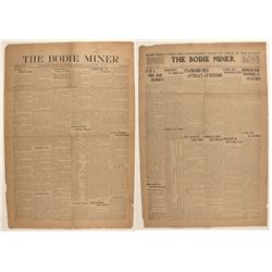 The Bodie Miner (1907 & 1909 Newspaper)
