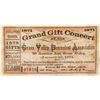 Image 1 : Ticket to Grand Gift Concert of Grass Valley Benevolent Assoc.