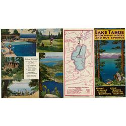 Brochure for The Brockway Hotel & Hot Springs