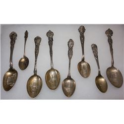 8 Different Silver Spoons