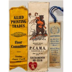 Three Sacramento Ribbons