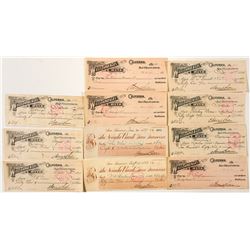 Adolph Sutro Signed Checks (11)