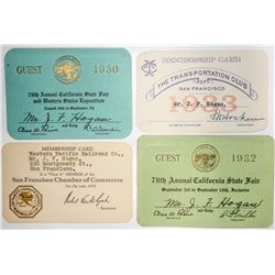 San Francisco Membership Cards