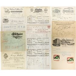 Candy Manufacturers Receipts