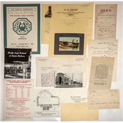 Santa Barbara ephemera