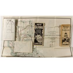 Folded California Maps