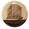 Image 1 : Large Denver National Bank Advertising Mirror