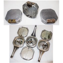 Three Early D. W. Brunton Compasses