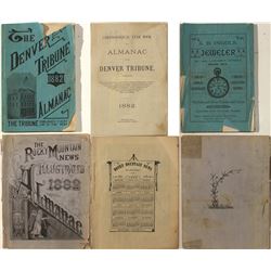 Two 1882 Denver Newspaper Almanacs