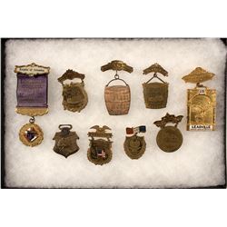 Spectacular Leadville Brass Badge Collection