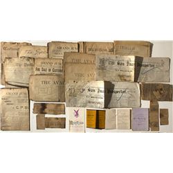 Leadville Newspapers and Ephemera