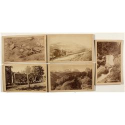 Cabinet Cards of Pikes Peak Trail (by Hook)