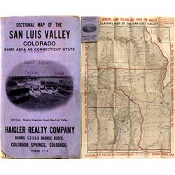 Sectional Map of the San Luis Valley