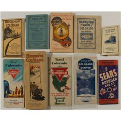 10 Highway Maps of Colorado