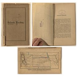 "Colorado Territory" Booklet with Rare Map
