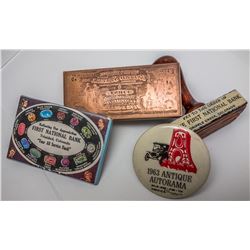 Three First National Bank Collectibles.