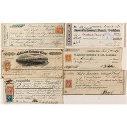 Six Different Early Colorado Checks