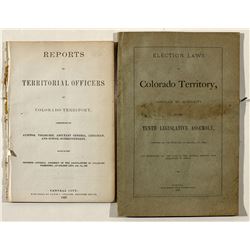 Colorado Territory Political pamphlets