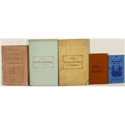 Five Masons Pamphlets