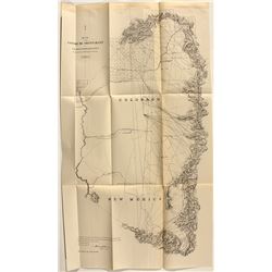 Map of Sangre de Cristo Land Grant