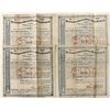 Image 1 : Four $100 Waddington G&S Mining Company Mortgage Bonds, 1867