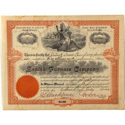 Zenith Furnace Co. Stock, Duluth, Minnesota