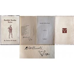 Autographed Charles Russell Book, 1924
