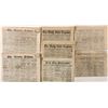 Image 1 : Five Different Nevada Newspapers (8 copies total)