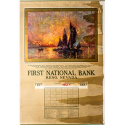 First National Bank 1934 Poster/Calendar