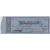 Image 1 : Nevada Territorial Governor James Nye Signed Wells Fargo Check