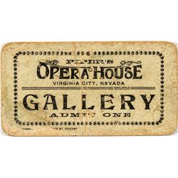 Original Ticket for Piper's Opera House