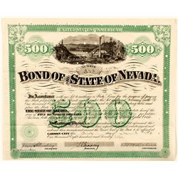 1867 Nevada Green $500 bond