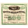 Image 1 : 1867 Nevada Green $500 bond